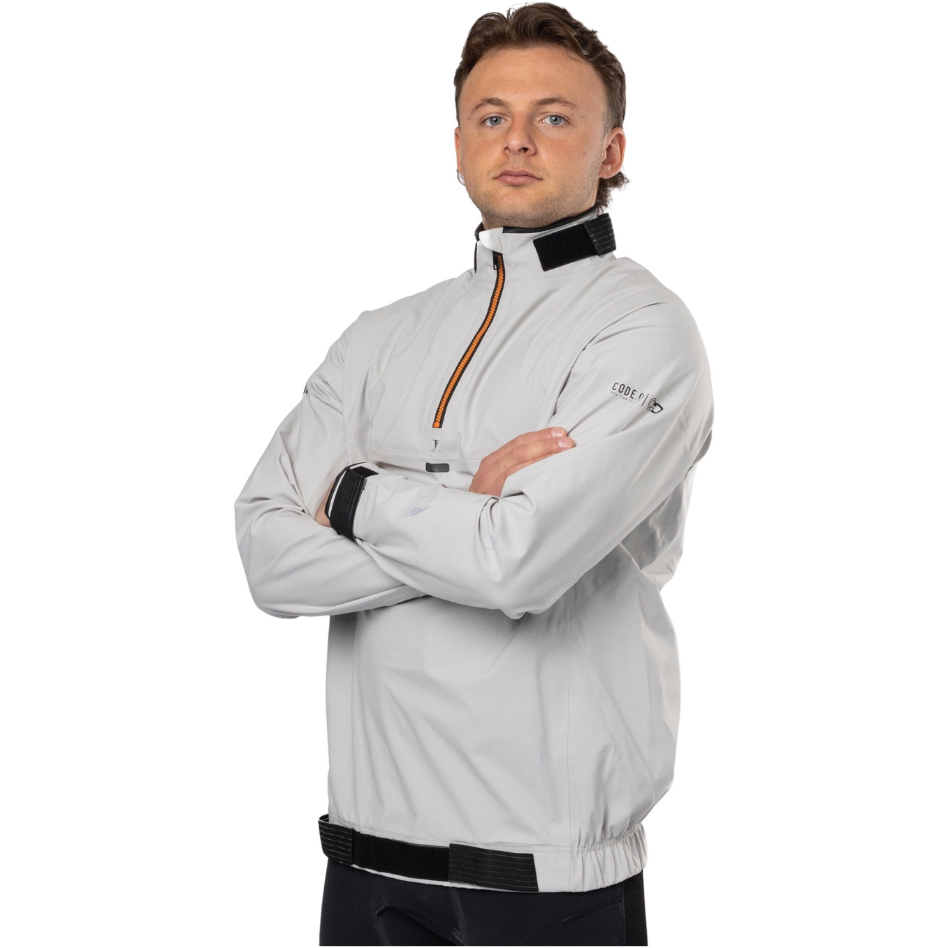 2026 Gul Mens Code Zero Recore 3L Spray Top ST0028 - Grey / Orange